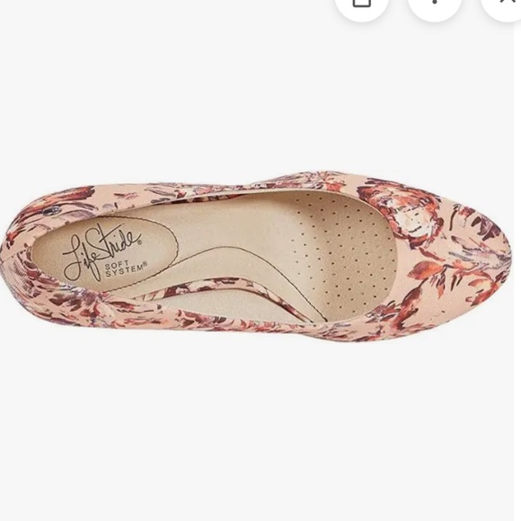 new! Lifestride Blush Multi Parigi Heels. WIDE WIDTH - Picture 5 of 13